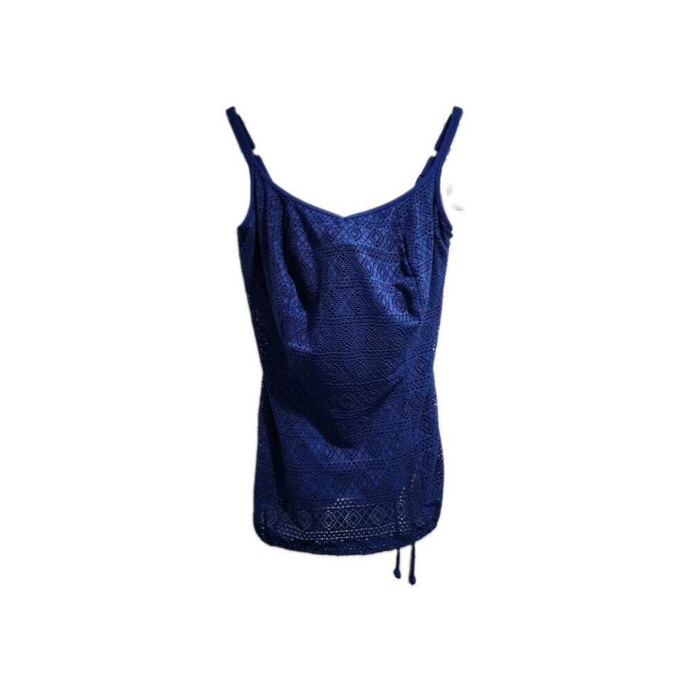 PANACHE SWIM SW1259 ANYA CROCHET BALCONNET TANKINI TOP IN FRENCH BLUE New Nwt